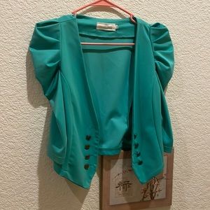 Stylish Green Thin Light Jacket